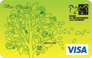 Платіжна картка Універсальна Visa - від Банк інвестицій та заощаджень