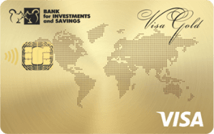 Платіжна картка Зарплатна Gold Visa - від Банк інвестицій та заощаджень