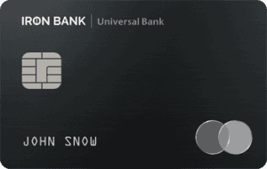 Кредитна картка IRON BANK MasterCard - від Монобанк