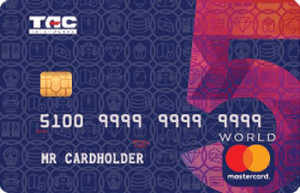 Кредитна картка Велика п'ятірка MasterCard - від Таскомбанк