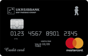 Кредитная карта Карта с лимитом MasterCard - от Укрсиббанк
