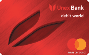 Кредитна картка UNEX CARD MasterCard - від Юнекс Банк