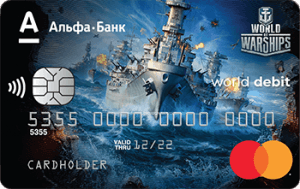 Платіжна картка World of Warships MasterCard - від Альфа-Банк