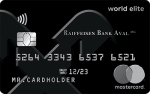 Платіжна картка Exclusive MasterCard - від Райффайзен Банк Аваль