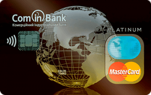 Платіжна картка Розрахункова MasterCard - від Комінбанк