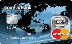 Платіжна картка Депозитна MasterCard - від Комінбанк