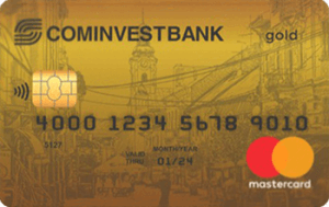 Платіжна картка Приватна Gold MasterCard - від КомІнвестБанк