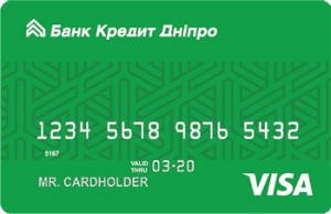 Платіжна картка БЕЗЛІМІТ CLASSIC Visa - від Банк Кредит Дніпро