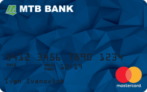 Платёжная карта Универсальный Стандарт MasterCard - от МТБ БАНК