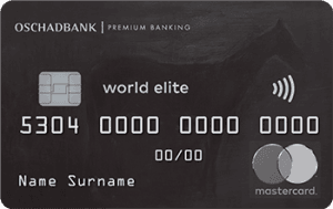 Платёжная карта Elite MasterCard - от Ощадбанк