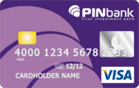 Платіжна картка Класична Visa - від ПЕРШИЙ ІНВЕСТИЦІЙНИЙ БАНК - ПІН Банк