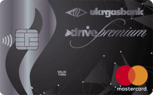 Платёжная карта Премиум Драйв MasterCard - от Укргазбанк