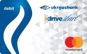Платёжная карта Старт Драйв зарплатная MasterCard - от Укргазбанк