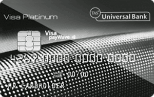 Платіжна картка Platinum Visa - від Універсал Банк