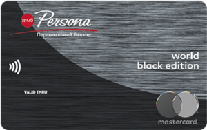 Persona Black Platinum MasterCard